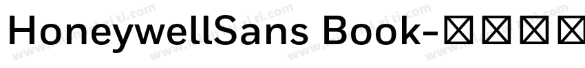 HoneywellSans Book字体转换